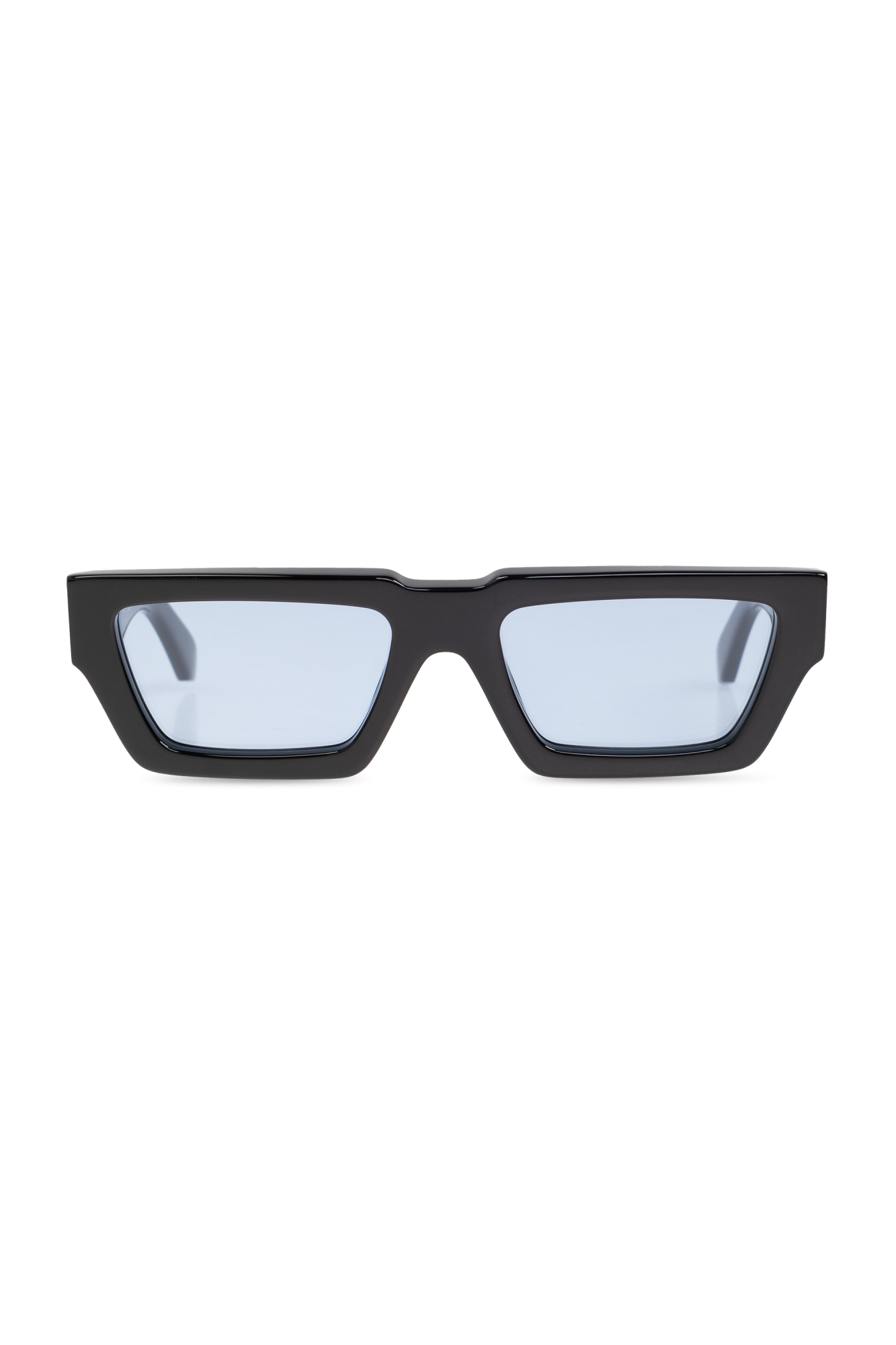 double-bridge pilot-frame sunglasses - Black Sunglasses